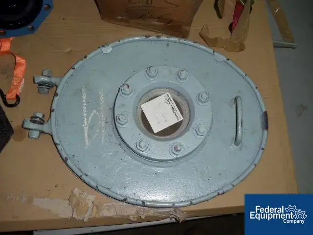 Used Pfaudler 14" x 18" Pfaudler Glass-Lined Manway Cover Reactors Ohio US | Federal Equipment Company #131465