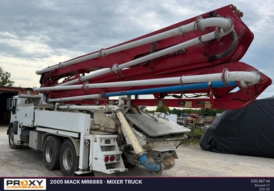 Used 2005 MACK MR688S Concrete Mixer Trucks Kentucky US | Proxy Equipment #1393673