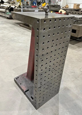 38″ X 15″ CAST IRON ANGLE PLATES