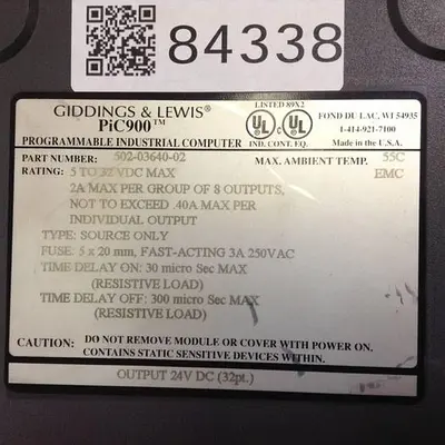 Used GIDDINGS & LEWIS 502-03640-02 Circuit Boards Michigan US | Ideal Machinery #1310399
