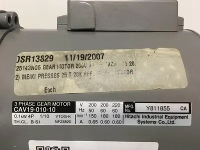 USED HITACHI CAV19-010-10