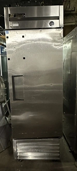 174-0004 True T-23F Stainless Steel Self Contained 1 Door Reach In Freezer