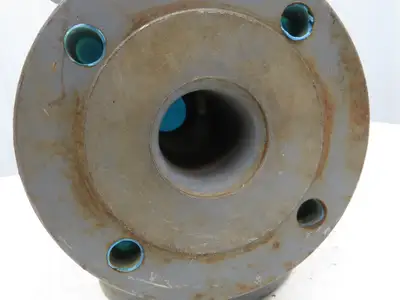 NA 2" 2" Flanged 4-Way Cross Ductile Iron 7-1/2" Flange 6" Bolt Center 3/4" Hole
