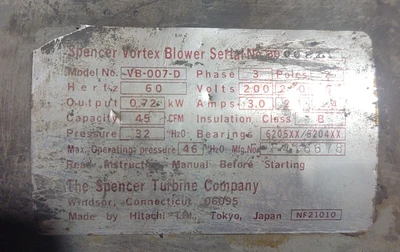 USED Spencer VB-007-D