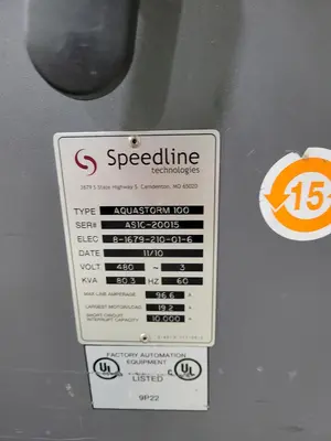 USED ELECTROVERT AQUASTORM 100
