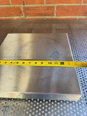 Used NCI 3733LP STAINLESS STEEL BENCHTOP SCALE 250 LBS CAPACITY, 14" X 14" Scales California US | Equipment Lab #1394841