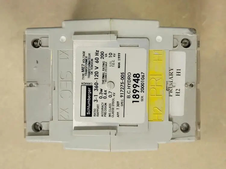 Used SCHLUMBERGER ME7 Transformers British Columbia CA | Lenmark #265121