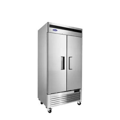 New | in-Stock Atosa New Atosa MBF8506GR Bottom Mount Slim (2) Door Reach-In Refrigerator Refrigerators Illinois US | Falcon Restaurant Supply #1375498