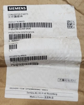 NEW Siemens 6SL3760-0DA00-0AA0