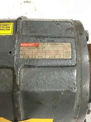 Reliance Electric P56X1441W-SZ Duty Master AC Motor 3PH with Boston Gear