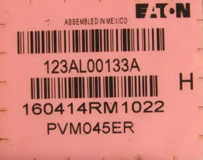 NEW EATON PVM045ER HYDRAULIC PUMP 123AL00133A 03458243
