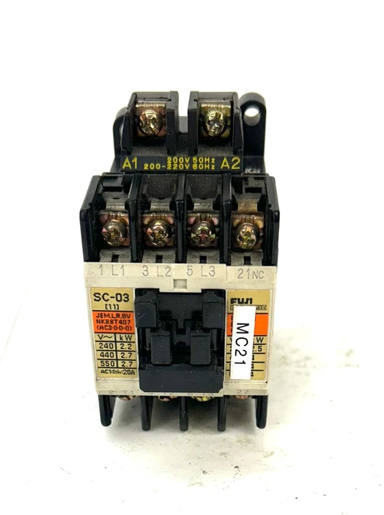 Used FUJI ELECTRIC SC-03 Motors (misc) | Industrial Parts R Us Inc. #359358