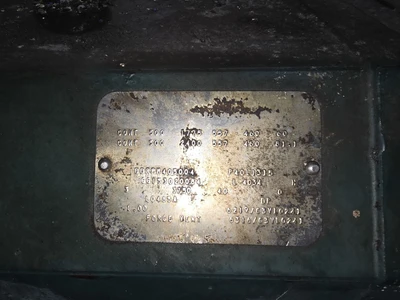 500 HP Reliance AC Motor Model IDDRPM405004