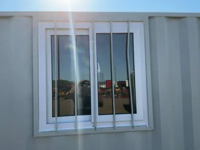 New 11’ Job Site Storage Container, 133-1/2” long x 80” Wide x 88-1/2” tall overall, Swing Doors on ...