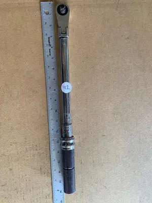 MATCO TOOLS 3/8 DRIVE 15-75 FOOT POUND TORQUE WRENCH TRB75FK FLEX HEAD