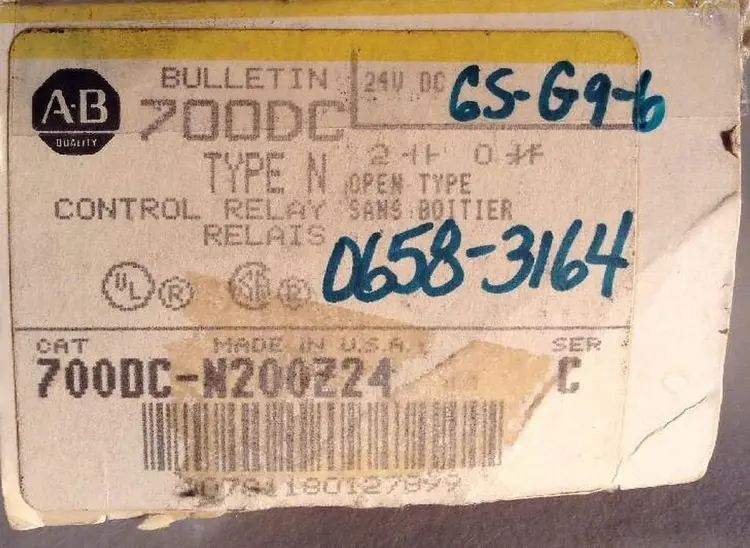 New | in-Stock ALLEN-BRADLEY 700DC-N200Z24 Miscellaneous Equipment (Electrical & Power) | Surplus Asset Holdings #1188618