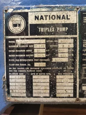 USED NATIONAL J-85 MC