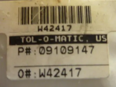 NEW TOL O MATIC 9109147