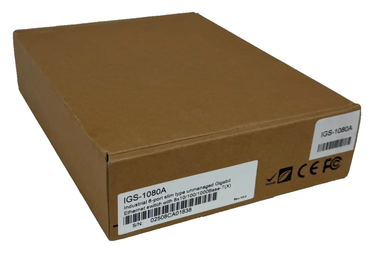 NEW ORING IGS-1080A ETHERNET SWITCH 8-PORT 12-48VDC