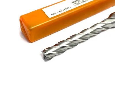 New | in-Stock MAVERICK INDUSTRIAL SALES SQUARE END MILL: 1/4" DIA, 1-3/4" LOC, 4 FLUTE, HIGH SPEED STEEL End Mills | Maverick Industrial Sales #1102410