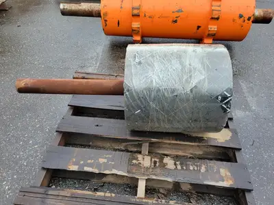 18" Heavy Duty Iron Roller Drum Pulley