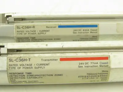 Keyence SL-C36H-R SL-C36H-T Light Curtain Transmitter & Receiver Set 700mm 24VDC