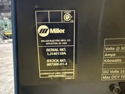 USED MILLER XMT 350 MPA MULTIPROCESS