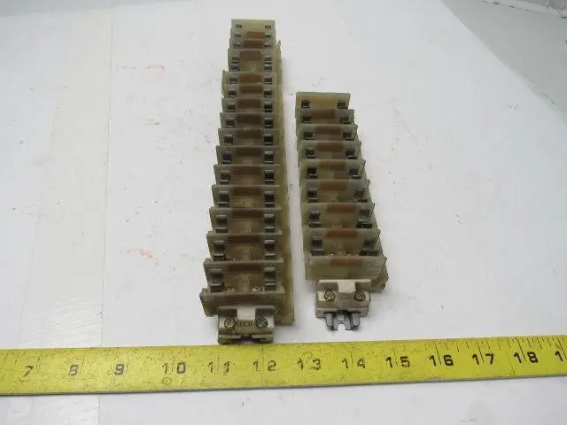 Square D Class 9080 Type 6F6 Fuse  Bank 10-18 AWG 600 V  1 Lot Of 31 Plus Parts