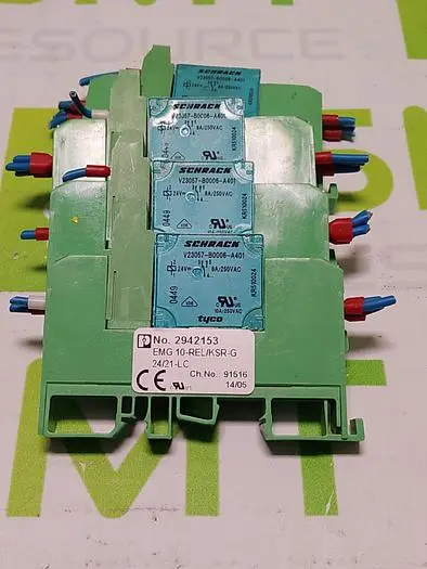 PHOENIX CONTACT 2942153 EMG 10-REL/KSR-G 24/21-LC RELAY MODULE