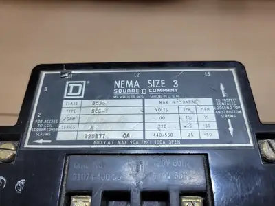 Used SQUARE D 8536 SEG-1 Starters British Columbia CA | Lenmark #1488934
