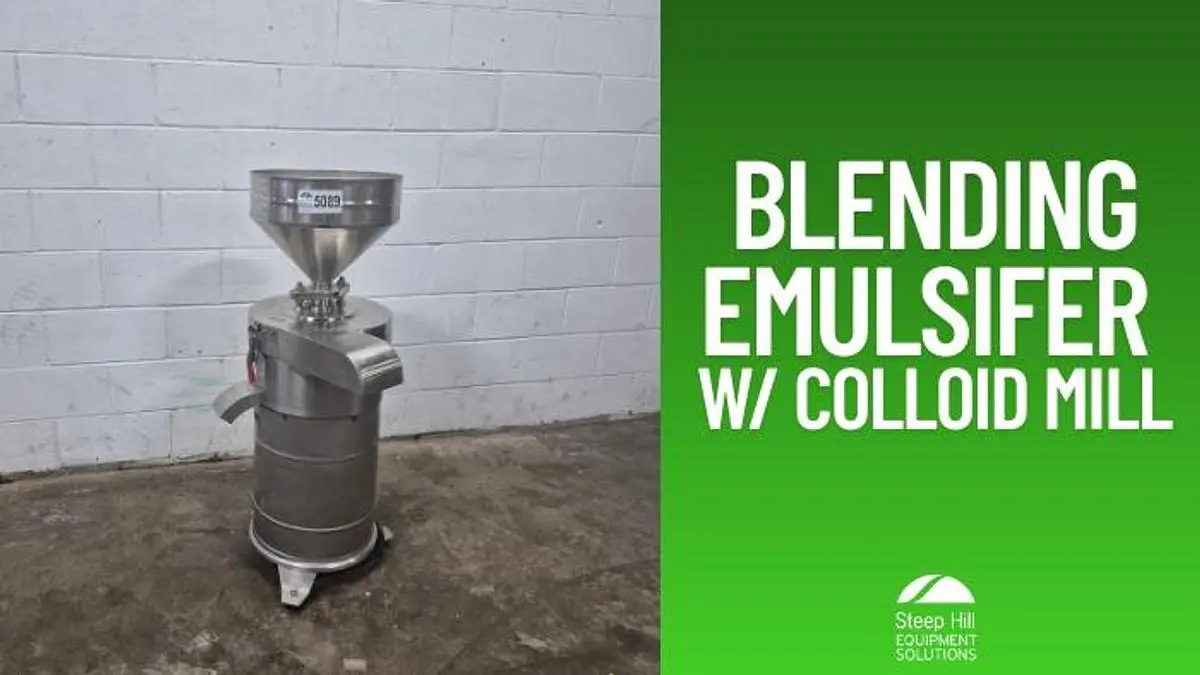 Blending Emulsifier with Colloid Mill