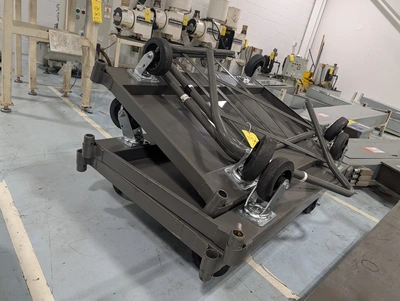 (4) Rolling Platform Carts