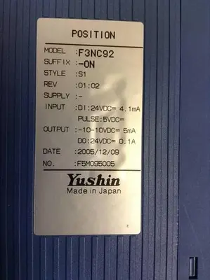 USED YUSHIN AMERICA F3NC92-ON