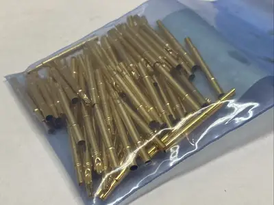 USED QA TECHNOLOGY PROBE SOCKET 0.250" STROKE SOLDER CUP LOT OF 72
