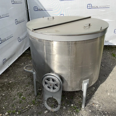 890L S/S Open Top Vertical Mixing Tank