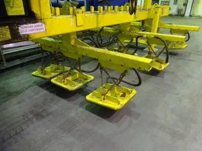 USED GELDOF PNEUMATIC PLATE HOIST 14 TON
