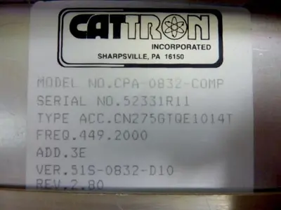 USED CATTRON CPA-0832-COMP