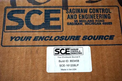 NEW SCE SAGINAW SCE-161208LP ENCLOSURE 16x12x8 SCE161208LP