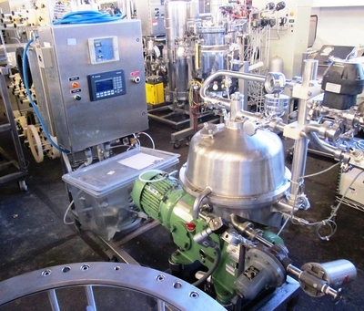 Westfalia SB 7-06-076 clarifier centrifuge, 316SS.