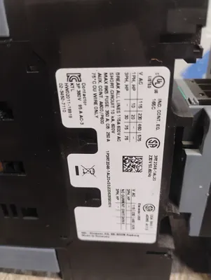 Siemens 3RT2046-1AL20 Definite Purpose Contactors | ESS Industrial Equipment Sales (5)