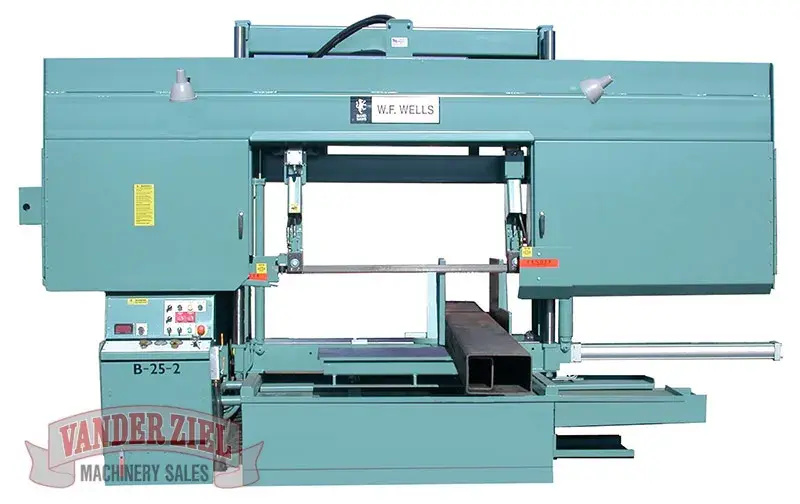 New | in-Stock W.F. WELLS B-25-2 Horizontal Band Saws Michigan US | Vander Ziel Machinery Sales #480343