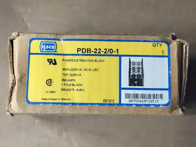 NEW ILSCO PDB-22-2/0-1