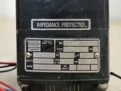 USED BODINE ELECTRIC 748LC5018