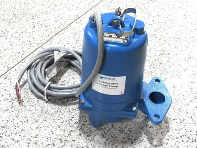 NEW GOULDS WS5034BF SUBMERSIBLE SEWAGE PUMP 1/2HP 460V 5NXW8
