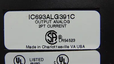 GE Fanuc IC693ALG391C Series 90-30 Analog Output Module Used