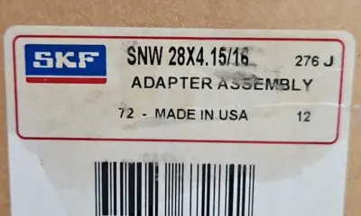 SKF SNW 28X4.15/16 Adapter Assembly Loc5E-8