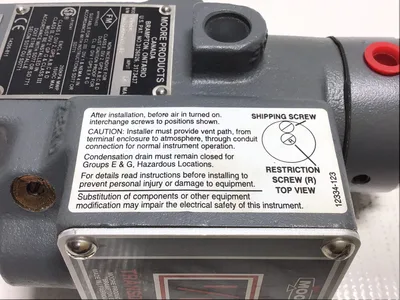 Moore 77-16 Transducer Input 16mA 15VDC Max 250kPA