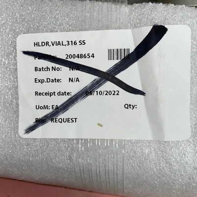 NEW 10 CC ZU-335 Vial Holder 316 SS, Holds 16 Tubes 10-1/2'' OAL x 3'(Lot Of 10)