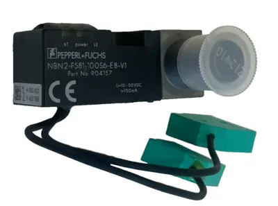 NEW PEPPERL + FUCHS 904157 INDUCTIVE PROXIMITY SENSOR NBN2-F581-100S6-E8-V1