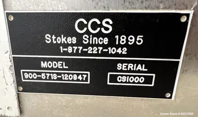 Used STOKES 571S Tablet Presses Illinois US | Aaron Equipment #84335